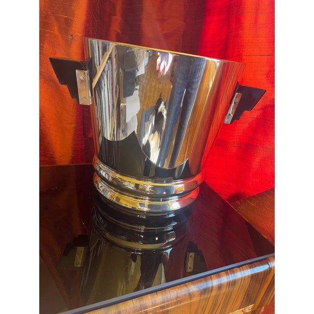 Fitting for the 100th anniversary of the Art Déco era. The champagne cooler was used on the film set of the famous German...