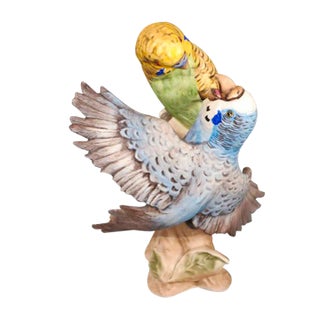 Porcelain Figure of Budgies by Göbel, 1970s For Sale