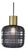 Galvanized Iron Wire Pendant, Dark Grey - Stout by Schema for Oggetti For Sale