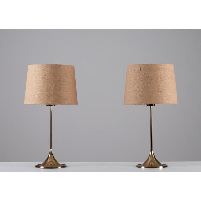 Model B-024 Table Lamps from Bergboms, 1960s, Set of 2 For Sale - Image 3 of 8