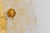 Gold Clear and Golden Murano Glass Flush Mount with Brass Base from Sylcom Lighting, 1990s For Sale - Image 8 of 18