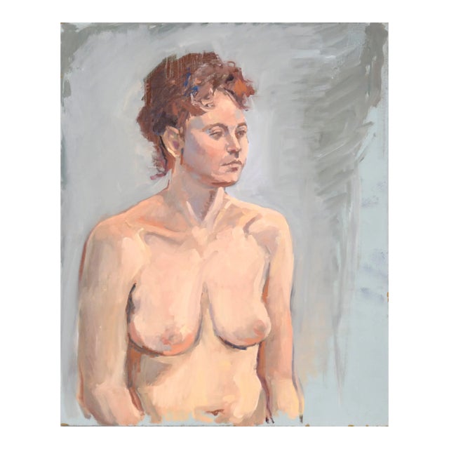 Nude With Curly Red Hair by George Wishon For Sale