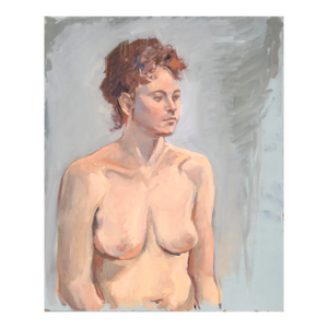 Nude With Curly Red Hair by George Wishon