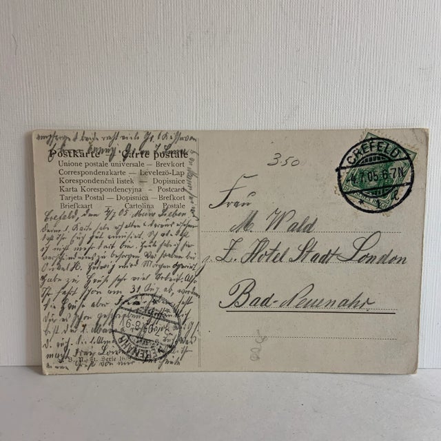 English Antique Queenie Leighton English Actress Postcard For Sale - Image 3 of 5