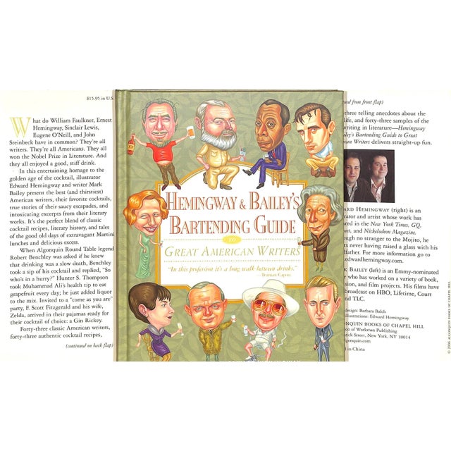 Traditional "Hemingway and Bailey's Bartending Guide" 2006 Bailey, Mark For Sale - Image 3 of 11