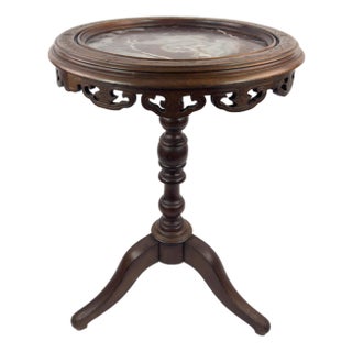 French Late 19th Century Marble Top Gueridon For Sale