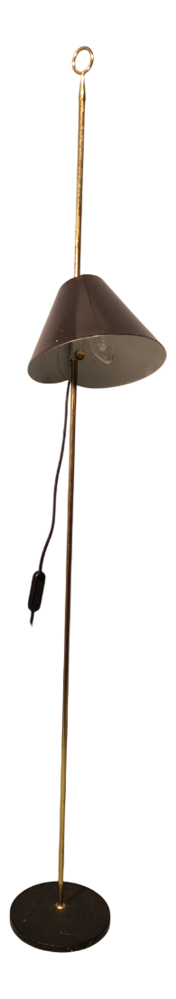 LTE4 Monachella Floor Lamp in Cast Iron by Luigi Caccia Dominioni for Azucena, 1950s