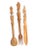 Mid Century Tribal Hand Carved Wooden Serving Utensils- Set of 3 For Sale - Image 12 of 12