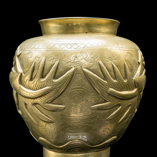 1880's Pair of Antique Flower Urns For Sale - Image 10 of 12