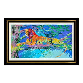 1970s Kenya Leopard, LeRoy Neiman For Sale