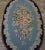 Mid 20th Century American Hooked Rug ( 2'6" x4'10" - 76 x 147 ) Vintage American Hooked Rug American Blue 1950s, Circa...