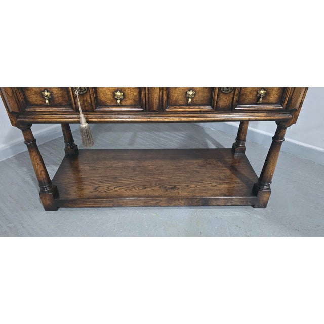 Oak Sideboard with Dresser Base, 1920 For Sale - Image 15 of 18