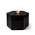 Hollywood Regency Venetian Hex Box Oynx with Butterfly For Sale - Image 3 of 3