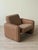 Herman Miller Ray Wilkes “Chiclet” Lounge Chair for Herman Miller in Striped Cotton Jacquard For Sale - Image 4 of 12