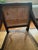 1990s Anglo-Indian Teak and Rattan Arm Chair For Sale - Image 4 of 7