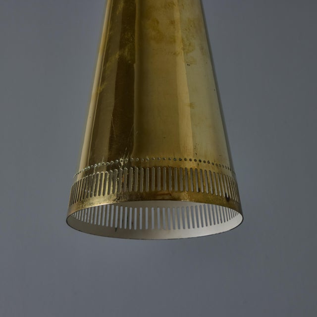 1950s Mauri Almari 'K2-48' Brass Pendant for Idman For Sale - Image 9 of 12