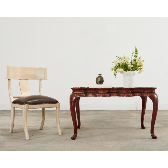 Gorgeous Georgian style coffee cocktail table designed by Rose Tarlow Melrose House, Beverly Hills, CA. The table features...