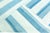 Blue Doris Leslie Blau Vintage Indian Dhurrie Striped Rug For Sale - Image 8 of 8