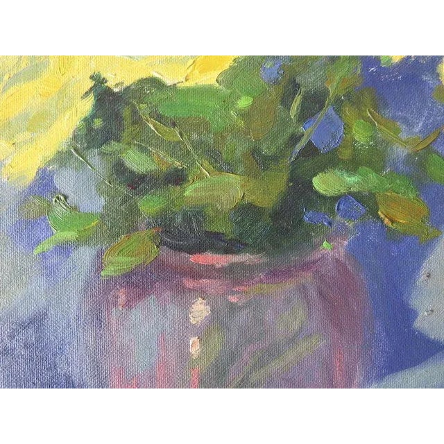 Traditional Late 20th Century Floral Still Life Oil Painting by Gregg Russell, Framed For Sale - Image 3 of 9
