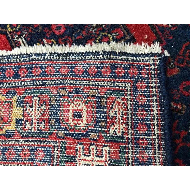 Vintage Senneh Kurdish Carpet For Sale - Image 13 of 14