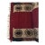Flat-Weave Turkish Textile. Repeating Tribal Medallions Woven Into a Bold, Solid, Crimson Field For Sale