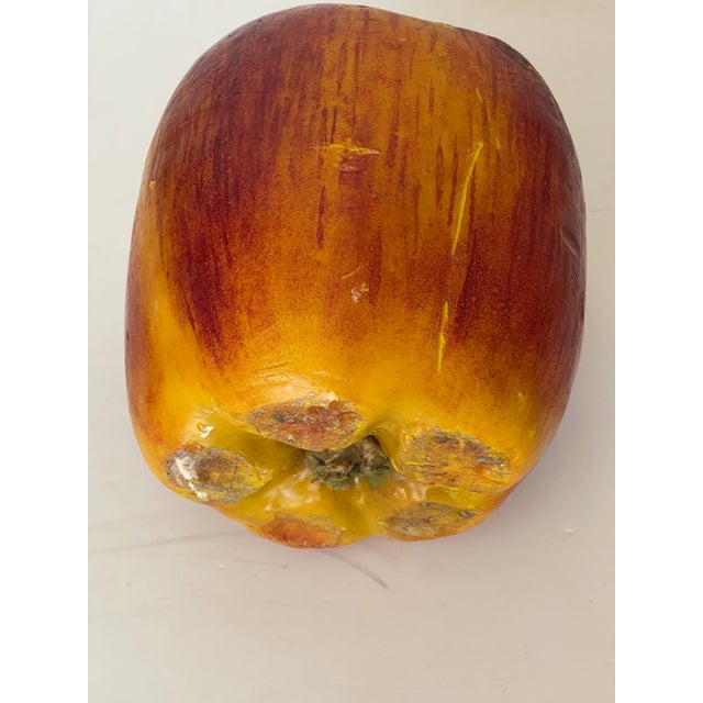 1950s Large Eax Apple Sculpture Handmade For Sale - Image 4 of 4