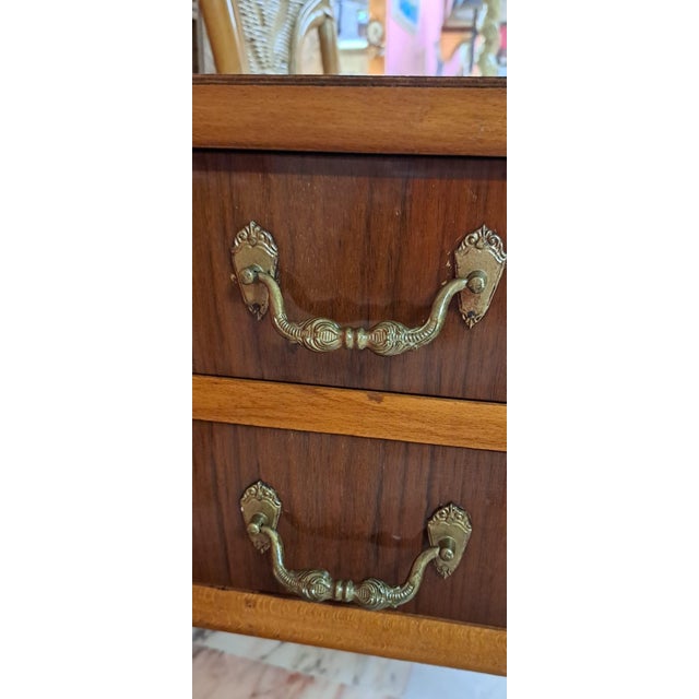 Wood Vintage Bedside Tables, 1960s, Set of 2 For Sale - Image 7 of 11