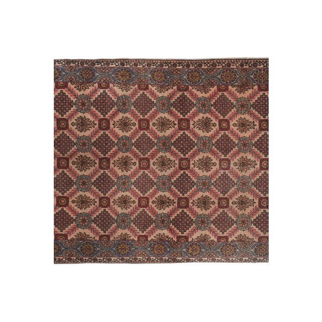 1960s 1960s Vintage Turkish Bor Rug 4'4'' X 6'8'' For Sale - Image 5 of 13