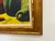 Vintage Still Life With Peppers Oil on Board Signed For Sale - Image 10 of 12