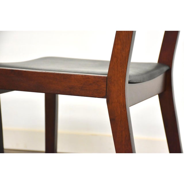 Brown Walnut Dining Chairs Milo Baughman Directional- Set of 6 For Sale - Image 8 of 12