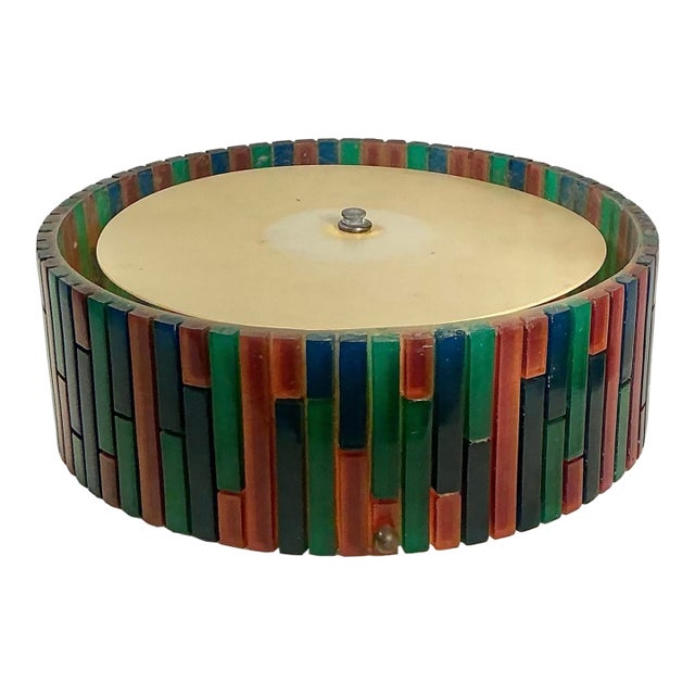 Moe Mid Century Modern Acrylic Tile Fiesta Series Ceiling Light, Flush Mount For Sale