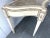1970s 1970s Italian Postmodern Travertine Tesserae Console Table With Matching Mirror and Brass Trim For Sale - Image 5 of 12
