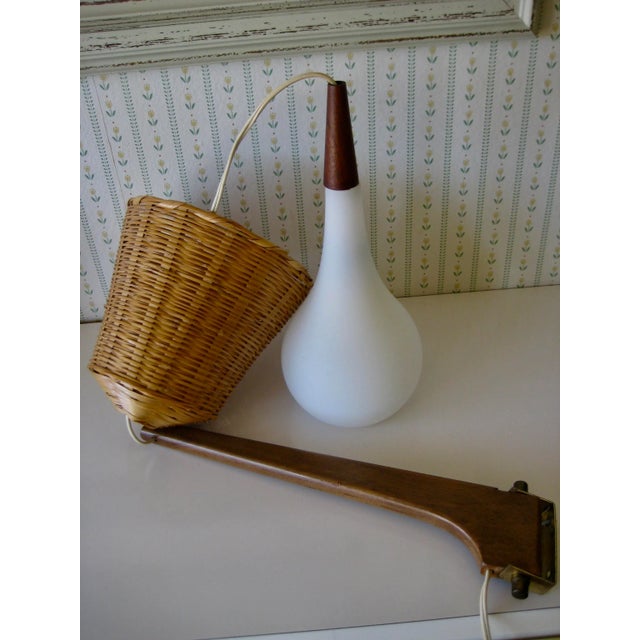 Mid-Century Modern Danish Mid-Century Modern Wall Pendant Lamp For Sale - Image 3 of 11