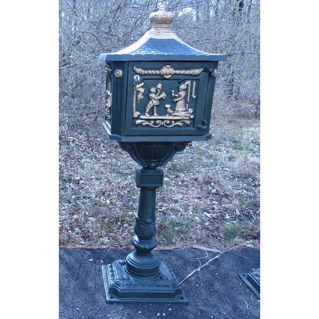 Vintage Cast Iron Mailbox Chairish