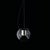 Contemporary Nickel Globe Pendant Lamps by Joe Colombo for Oluce, Set of 2 For Sale - Image 3 of 7