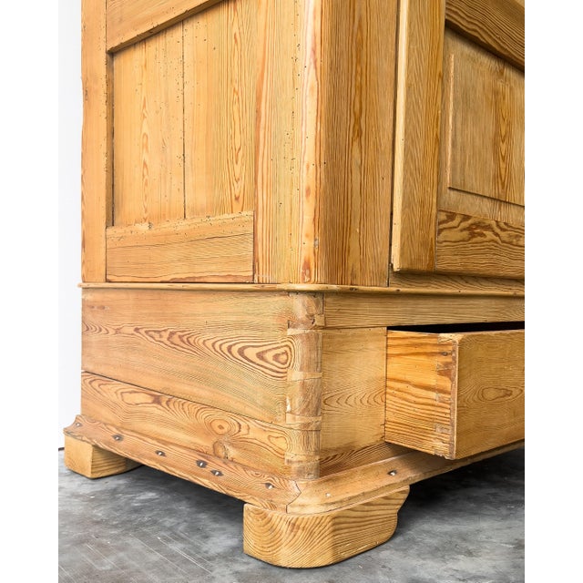 Antique European Pine Wardrobe For Sale - Image 13 of 15