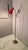 Brass Reading Lamp with Red Cone and Handle, 1950s For Sale - Image 6 of 17
