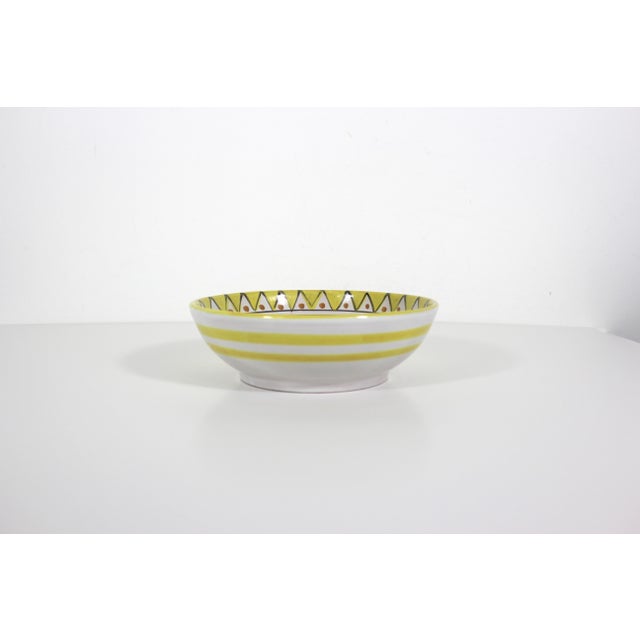 Vintage Hand Painted Italian Bowl For Sale - Image 4 of 8