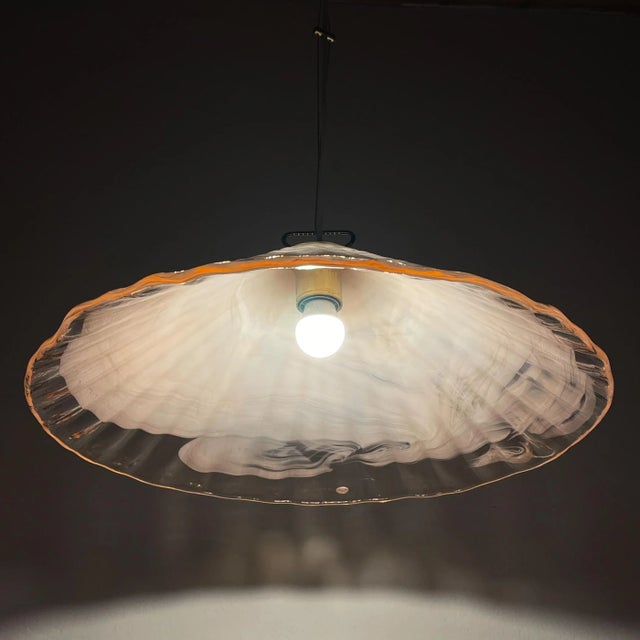 Vintage Murano Glass Pendant Lamp from La Murrina, Italy, 1970s For Sale - Image 9 of 18