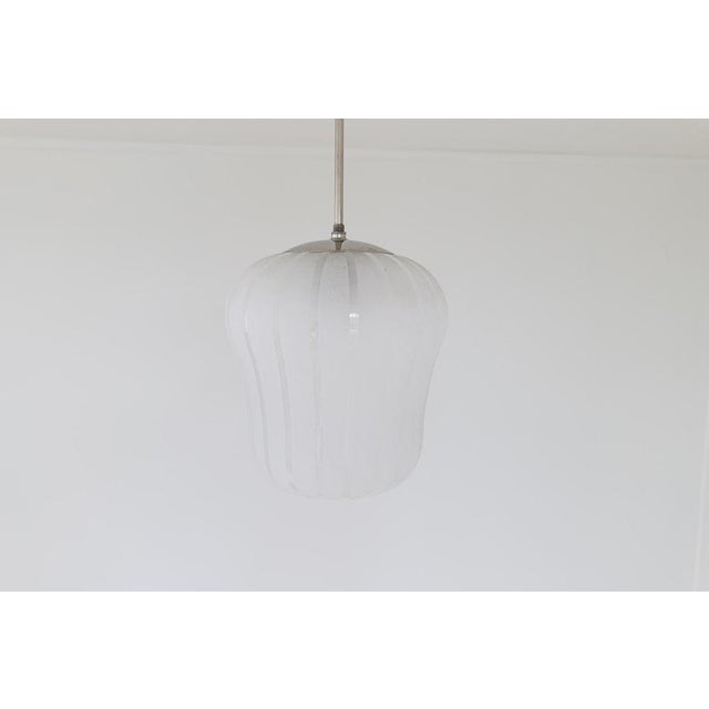 Swedish Modern Art Deco Pendant by Harald Notini for Böhlmarks, Sweden, 1940s For Sale - Image 9 of 13