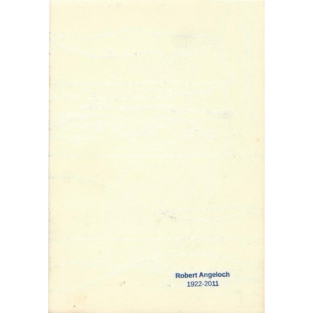 Drawing on paper by Robert Henry Angeloch (1922-2011). Estate stamp on the back. Bob Angeloch was born in Richmond Hill,...