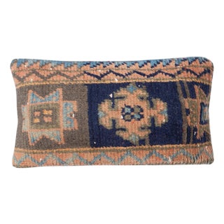 10"x20" Traditional Turkish Rug Pillow. Cushion Cover. Lumbar Pillow Cover For Sale