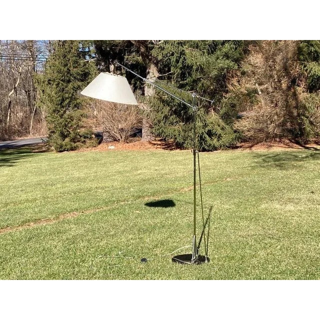 Vintage Modern Chrome Floor Lamp For Sale - Image 10 of 10