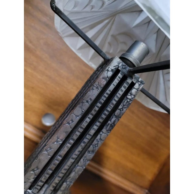 1920s Art Deco Lamp by Degue, 1920s For Sale - Image 5 of 11