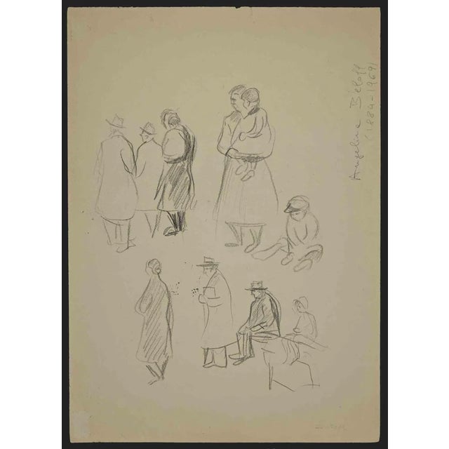 The Expectation is an Artwork realized by the Russian Artist Angelina Beloff. Drawing on paper. The artist wants to define...