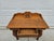 Victorian Antique Diminutive Oak Writing Desk For Sale - Image 3 of 16