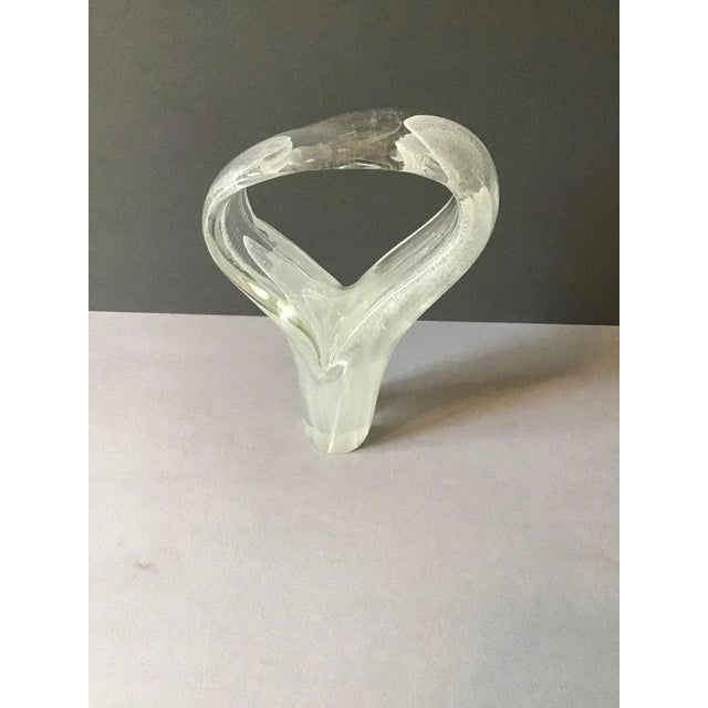 Vintage Modern Glass Sculpture For Sale - Image 11 of 11