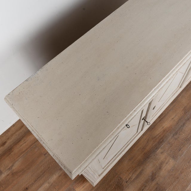 Late 19th Century Late 19th Century White Swedish Sideboard Buffet For Sale - Image 5 of 16