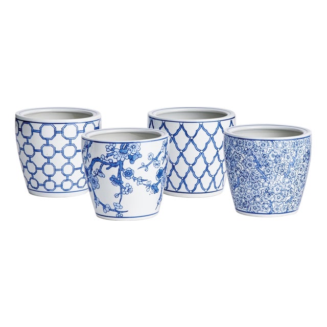 Barclay Butera Dynasty Midi Pots, Set Of 4 For Sale