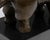 Metal Sculpture of a Cat, Bronze on Marble Base, 20th Century. For Sale - Image 7 of 12
